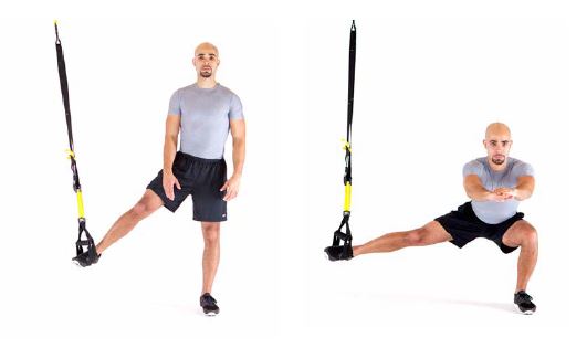 trx abducted lunge